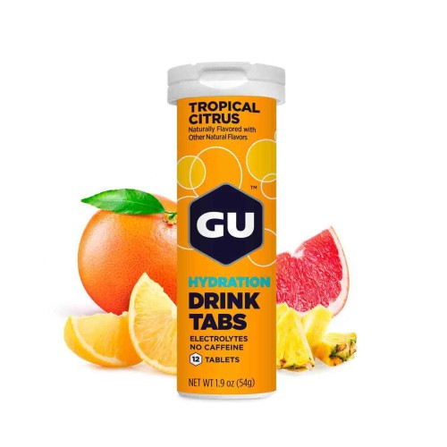 GU Hydration Tabs Trop Citrus Ingredient