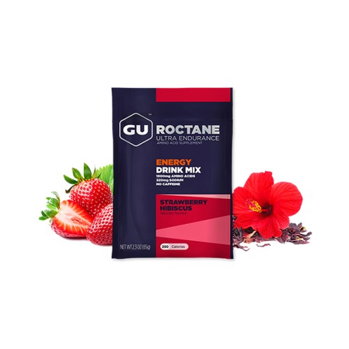 Roctane Energy Drink single STRAWBERRY HIBISCUS ingredients