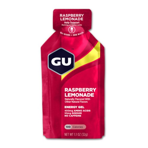 gu energy gel single rasperry lemonade