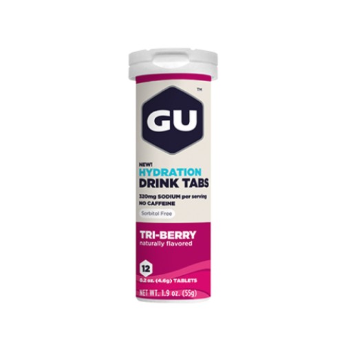 gu hydration drink tabs tri berry