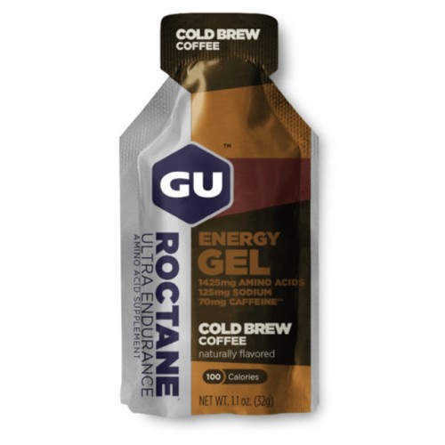 gu roctane energy gel single cold brew 2500